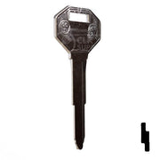 Uncut Key Blank | Mitsubishi | X121, DC3 Automotive Key JMA USA