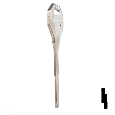 Uncut Key Blank | Mitsubishi | X121, DC3 Automotive Key JMA USA