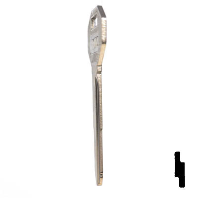 Uncut Key Blank | Mitsubishi | X121, DC3 Automotive Key JMA USA