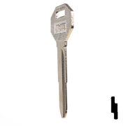 Uncut Key Blank | Mitsubishi | X121, DC3 Automotive Key JMA USA