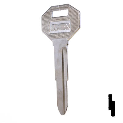 Uncut Key Blank | Mitsubishi | X121, DC3 Automotive Key JMA USA