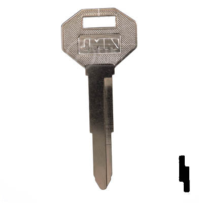 Uncut Key Blank | Mitsubishi | X121, DC3 Automotive Key JMA USA