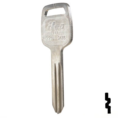 Uncut Key Blank | Nissan | DA35, X238 Automotive Key Ilco