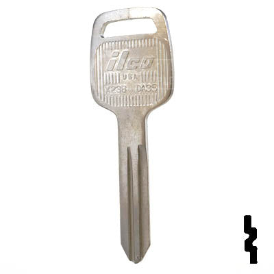 Uncut Key Blank | Nissan | DA35, X238 Automotive Key Ilco