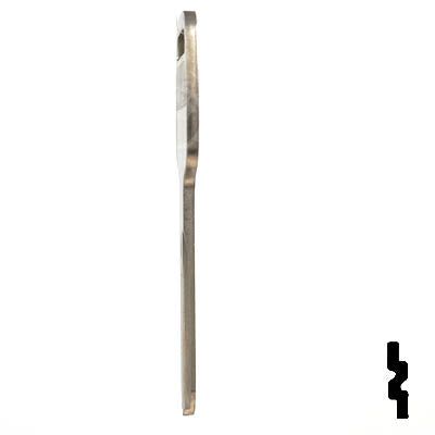 Uncut Key Blank | Nissan | DA35, X238 Automotive Key Ilco
