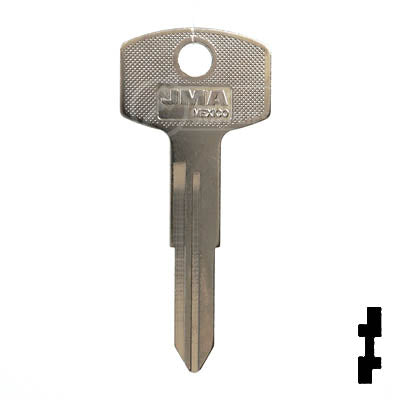 Uncut Key Blank | Nissan | X114 ( DA24 ) Automotive Key JMA USA