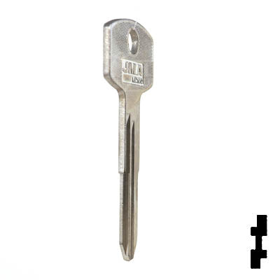 Uncut Key Blank | Nissan | X114 ( DA24 ) Automotive Key JMA USA