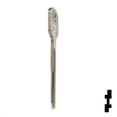Uncut Key Blank | Nissan | X114 ( DA24 ) Automotive Key JMA USA
