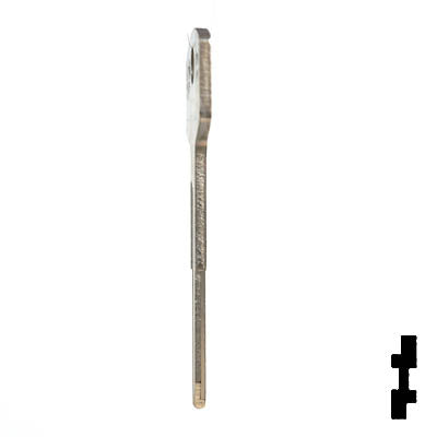 Uncut Key Blank | Nissan | X114 ( DA24 ) Automotive Key JMA USA
