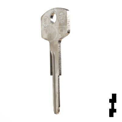 Uncut Key Blank | Nissan | X114 ( DA24 ) Automotive Key JMA USA
