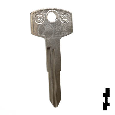 Uncut Key Blank | Nissan | X114 ( DA24 ) Automotive Key JMA USA