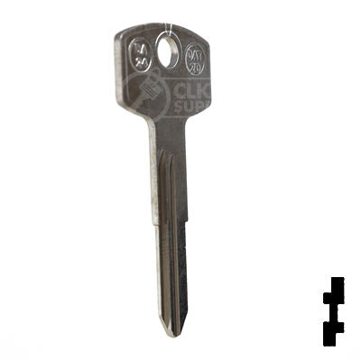 Uncut Key Blank | Nissan | X114 ( DA24 ) Automotive Key JMA USA