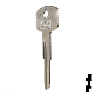 Uncut Key Blank | Nissan | X114 ( DA24 ) Automotive Key JMA USA