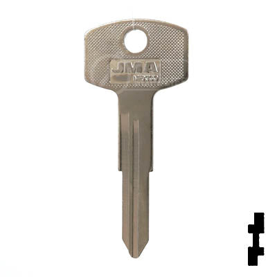 Uncut Key Blank | Nissan | X114 ( DA24 ) Automotive Key JMA USA