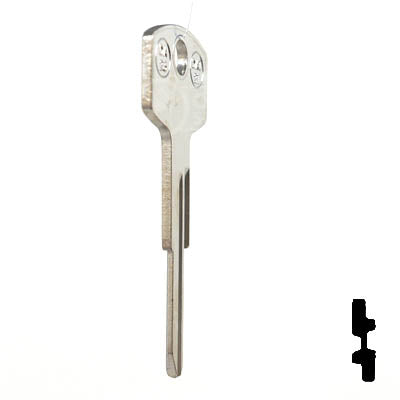 Uncut Key Blank | Nissan | X115 ( DA23 ) Automotive Key JMA USA