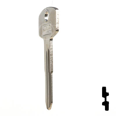 Uncut Key Blank | Nissan | X115 ( DA23 ) Automotive Key JMA USA