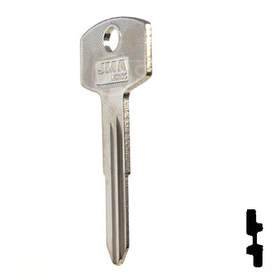 Uncut Key Blank | Nissan | X115 ( DA23 ) Automotive Key JMA USA