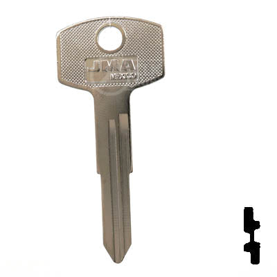 Uncut Key Blank | Nissan | X115 ( DA23 ) Automotive Key JMA USA