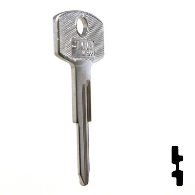 Uncut Key Blank | Nissan | X115 ( DA23 ) Automotive Key JMA USA