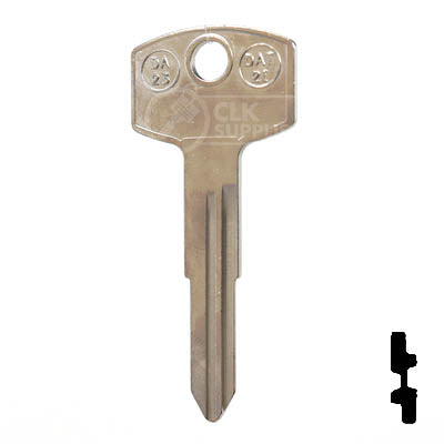 Uncut Key Blank | Nissan | X115 ( DA23 ) Automotive Key JMA USA