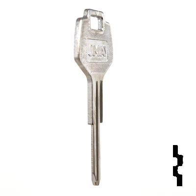Uncut Key Blank | Nissan | X123 ( DA25 ) Automotive Key JMA USA