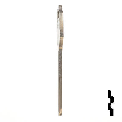 Uncut Key Blank | Nissan | X123 ( DA25 ) Automotive Key JMA USA