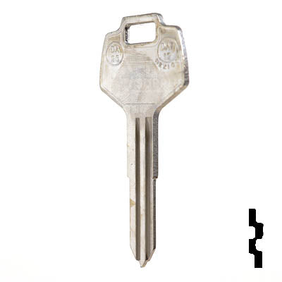 Uncut Key Blank | Nissan | X123 ( DA25 ) Automotive Key JMA USA
