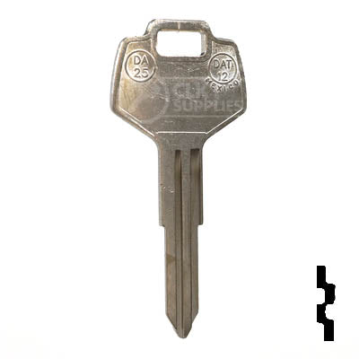 Uncut Key Blank | Nissan | X123 ( DA25 ) Automotive Key JMA USA