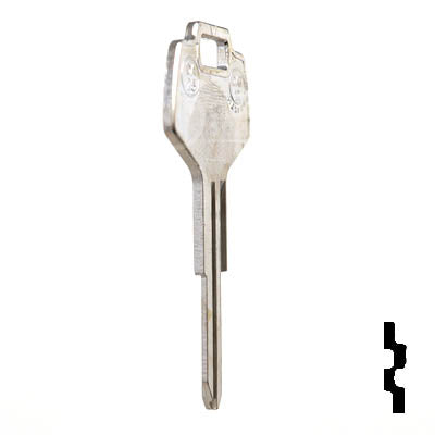 Uncut Key Blank | Nissan | X123 ( DA25 ) Automotive Key JMA USA