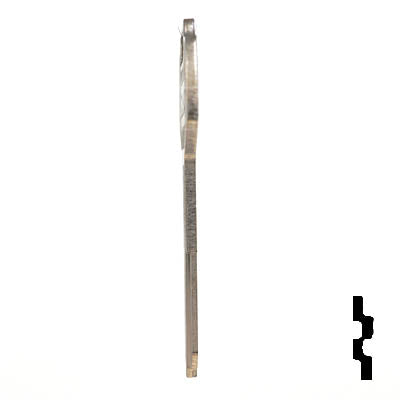 Uncut Key Blank | Nissan | X123 ( DA25 ) Automotive Key JMA USA
