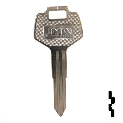Uncut Key Blank | Nissan | X123 ( DA25 ) Automotive Key JMA USA