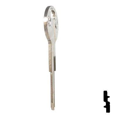 Uncut Key Blank | Nissan | X124 ( DA28 ) Automotive Key JMA USA