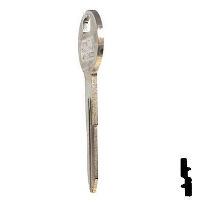 Uncut Key Blank | Nissan | X124 ( DA28 ) Automotive Key JMA USA