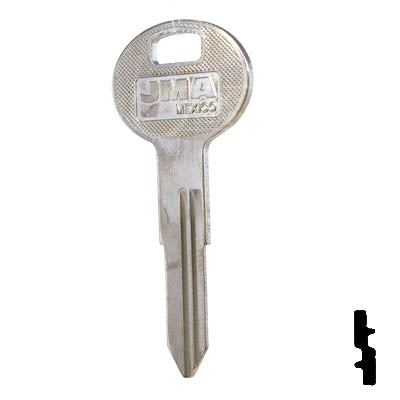 Uncut Key Blank | Nissan | X124 ( DA28 ) Automotive Key JMA USA