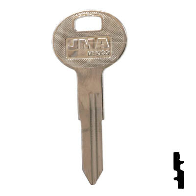 Uncut Key Blank | Nissan | X124 ( DA28 ) Automotive Key JMA USA