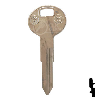 Uncut Key Blank | Nissan | X124 ( DA28 ) Automotive Key JMA USA