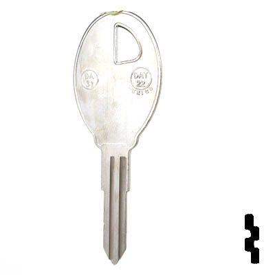 Uncut Key Blank | Nissan | X210 ( DA31 ) Automotive Key JMA USA