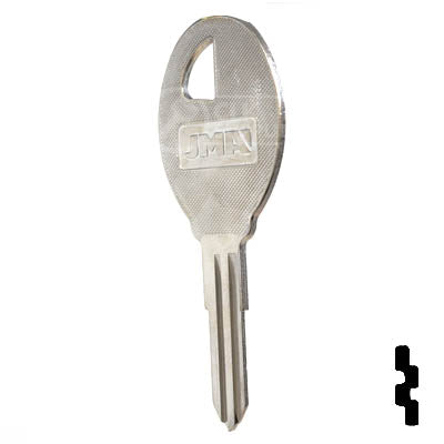Uncut Key Blank | Nissan | X210 ( DA31 ) Automotive Key JMA USA