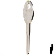 Uncut Key Blank | Nissan | X242 ( DA37 ) Automotive Key JMA USA