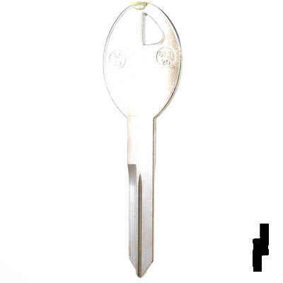 Uncut Key Blank | Nissan | X242 ( DA37 ) Automotive Key JMA USA