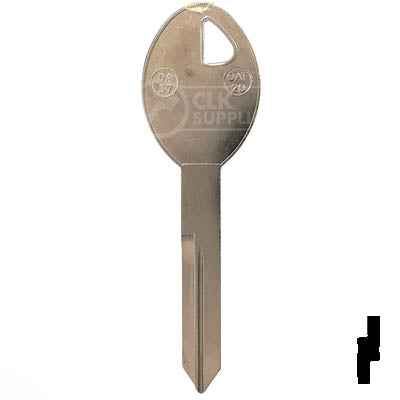 Uncut Key Blank | Nissan | X242 ( DA37 ) Automotive Key JMA USA