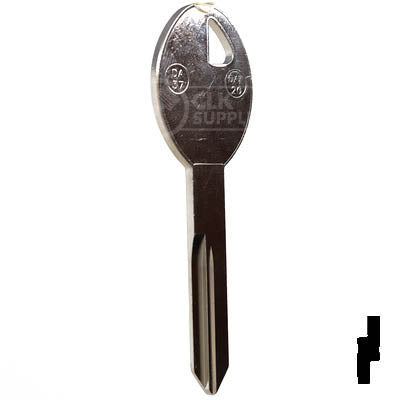 Uncut Key Blank | Nissan | X242 ( DA37 ) Automotive Key JMA USA