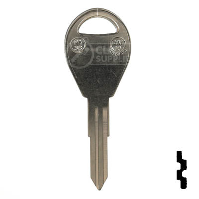 Uncut Key Blank | Nissan | X243 ( DA38 ) Automotive Key JMA USA