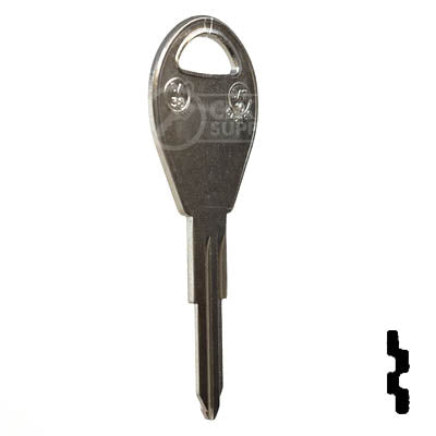 Uncut Key Blank | Nissan | X243 ( DA38 ) Automotive Key JMA USA