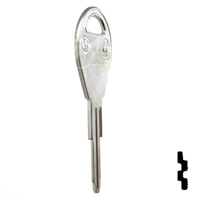 Uncut Key Blank | Nissan | X243 ( DA38 ) Automotive Key JMA USA
