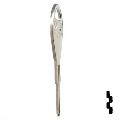 Uncut Key Blank | Nissan | X243 ( DA38 ) Automotive Key JMA USA