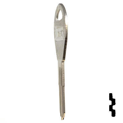 Uncut Key Blank | Nissan | X243 ( DA38 ) Automotive Key JMA USA