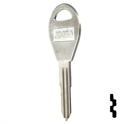 Uncut Key Blank | Nissan | X243 ( DA38 ) Automotive Key JMA USA