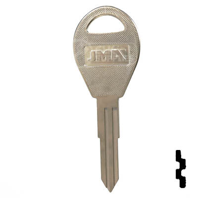 Uncut Key Blank | Nissan | X243 ( DA38 ) Automotive Key JMA USA
