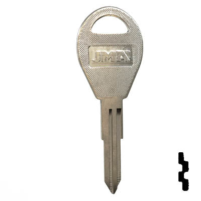 Uncut Key Blank | Nissan | X243 ( DA38 ) Automotive Key JMA USA